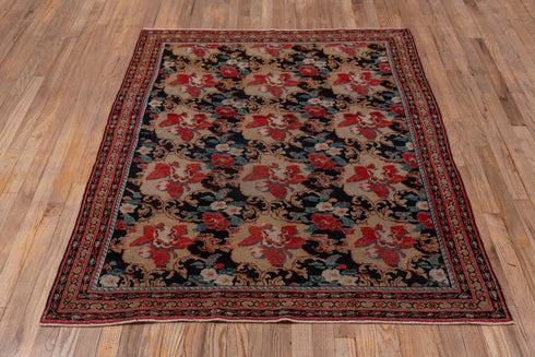 Antique Malayer Area Rug (4' x 5')